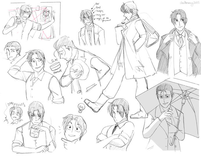 Dimitri concept sketches